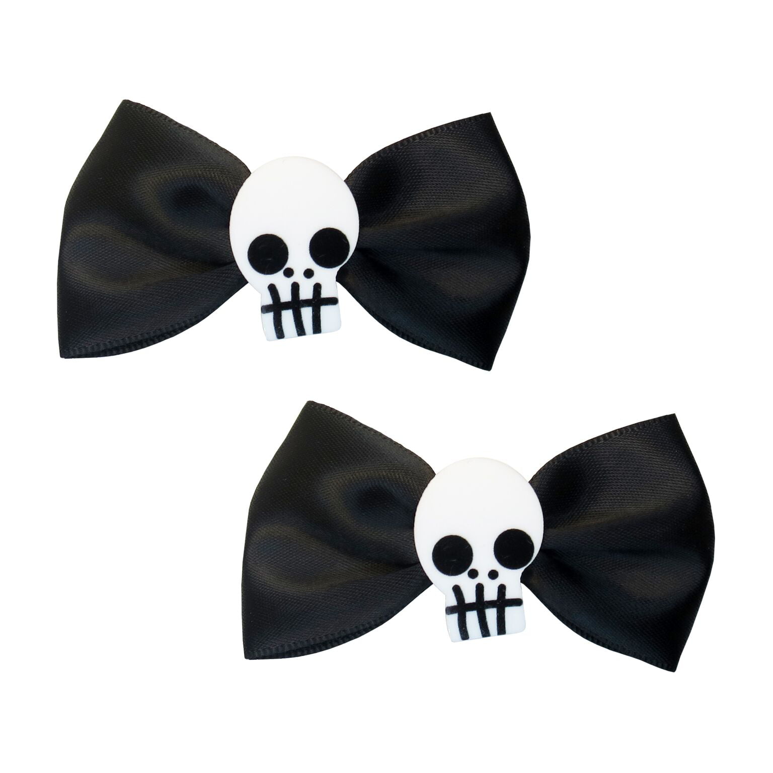 1 X 4” Bow Halloween Stay Spooky Glitter Hair Bow 