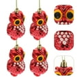 thumbnail image 3 of Gymnture 4pcs Christmas Owl Decorations for Xmas Tree/Home Decor, 3 of 10