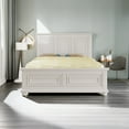 thumbnail image 6 of Pinewood Vintage Queen Bed with Headboard and Footboard, Traditional Town and Country Style Queen Size Platform Bed, 6 of 6