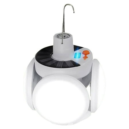 

LED Solar Folding Football Light Hanging Deformable EavesLight Garage Folding Bulb for Indoor Outdoor