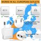 thumbnail image 5 of European Plug Adapter,20Pcs US to Europe Plug Adapter,European Travel Type C Plug Adapter,Europe Pow, 5 of 5