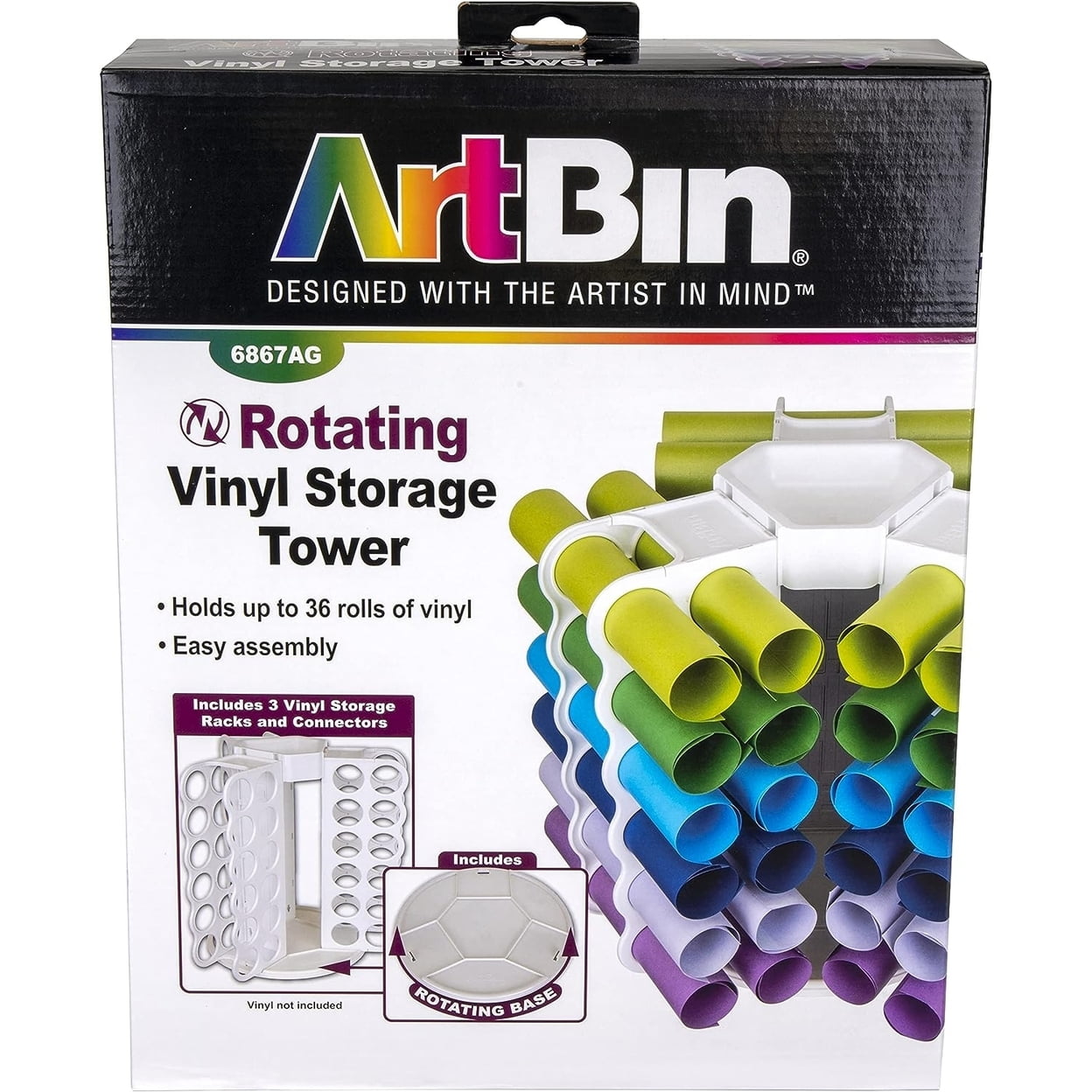 ArtBin Rotating Vinyl Storage Tower