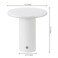 thumbnail image 6 of JONATHAN Y Gio 7.5" Modern Minimalist Column Rechargeable/Cordless Dimmable Integrated LED Table Lamp with Touch Sensor, White (Set of 2), JYL7158A-SET2, 6 of 6