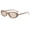 Coffee and Champagne Flakes, variant on Retro Cat-Eye Black Foldable Sunglasses European and American Ins Style for Square and Round Faces, High-End Fashionable Sunglasses for Trendy Girls, Versatile and Stylish