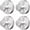 Brushed silver, variant on SMLT Suction Cup Hooks Heavy Duty 4pcs, No Drill Wall Hooks for Bathroom Kitchen Shower, Removable Waterproof Rustproof Towel Hook for Glass Tile Mirror