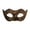 A002- White (Style B), variant on Leopard Print Masquerade Mask for Women 7 Inch Half Face Halloween Mask for Masquerade Party Mardi Gras Accessory for Stage Performance Photo Booth Prop, 1 Pack