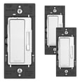 thumbnail image 1 of Interruptor de intensidad Pass & Seymour Radiant CFL/LED blanco, paquete de 3, 1 of 6