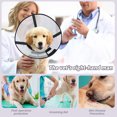 thumbnail image 4 of BeesClover Dog Cone Recovery Collar For After Surgery Dog Cone Collar Surgery Recovery Comfortable Collars Folding Pet Recovery Stop Licking Collar For Large Medium Small Dogs, 4 of 8