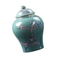 thumbnail image 2 of Abbracc Ancient Chinese Ceramic Ginger Jar Table Vase Collection Porcelain Storage Small, 2 of 9