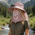 thumbnail image 2 of Shadoumai Solar Panel Powered Fan Built in Wide Brim Outdoor Fishing Hat USB Charging Men Ultralight Sun Bucket Mission Cooling Cap, 2 of 4