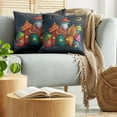 thumbnail image 5 of Ambesonne Fantasy Throw Pillow Cover 2 Pack, Oriental Castles Moon, 24", Multicolor, 5 of 7