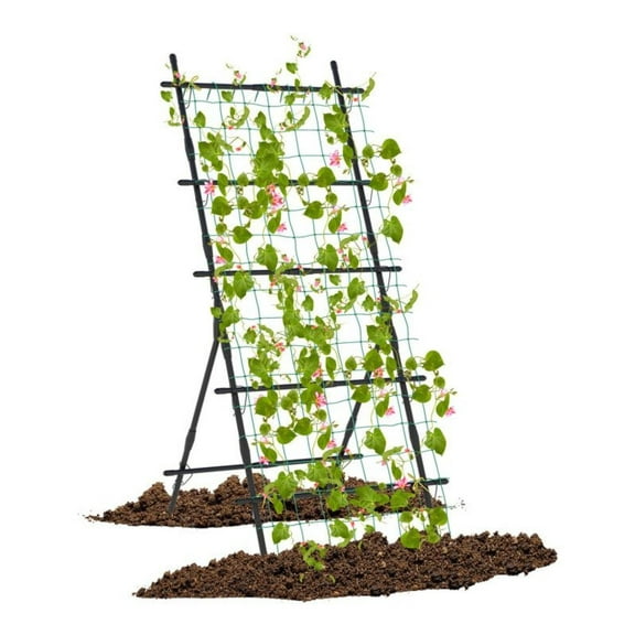 OWNEN 74 Inch Tall Garden Trellis, Large Metal Expandable Trellis for Climbing Plants, Support for Flowering Vines, Vegetables, Fruits, Peas in Outdoor Garden