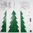 thumbnail image 1 of facefd DIY Flashing 3D LED Christmas Tree Xmas Tree Electronic Assemble Learning Kit Christmas Tree Lights for Kids Teens Home Party Gift, 1 of 8