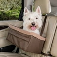 thumbnail image 6 of PetSafe Happy Ride Booster Seat for Dogs Up to 18 lb, Cozy and Adjustable, Brown, 6 of 7