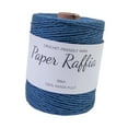 thumbnail image 4 of Abbracc Raffia Paper Ribbon Paper Rope Round Twine String 300M/328 Yards Yarn Thread Raffia Ribbon for Crocheting Bags Nesting Basket Dark Blue, 4 of 9