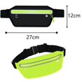 thumbnail image 2 of Sac de Taille de Course pour Femmes et Hommes Sac de Course Réfléchissant Sac d'Entraînement Sac de Taille de Voyage Ajustable, 2 of 5