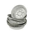 thumbnail image 3 of 8 Inch Disposable Round Aluminum Foil Take-Out Pans with Board Lids – Perfect for Restaurants & Small Businesses (100), 3 of 8