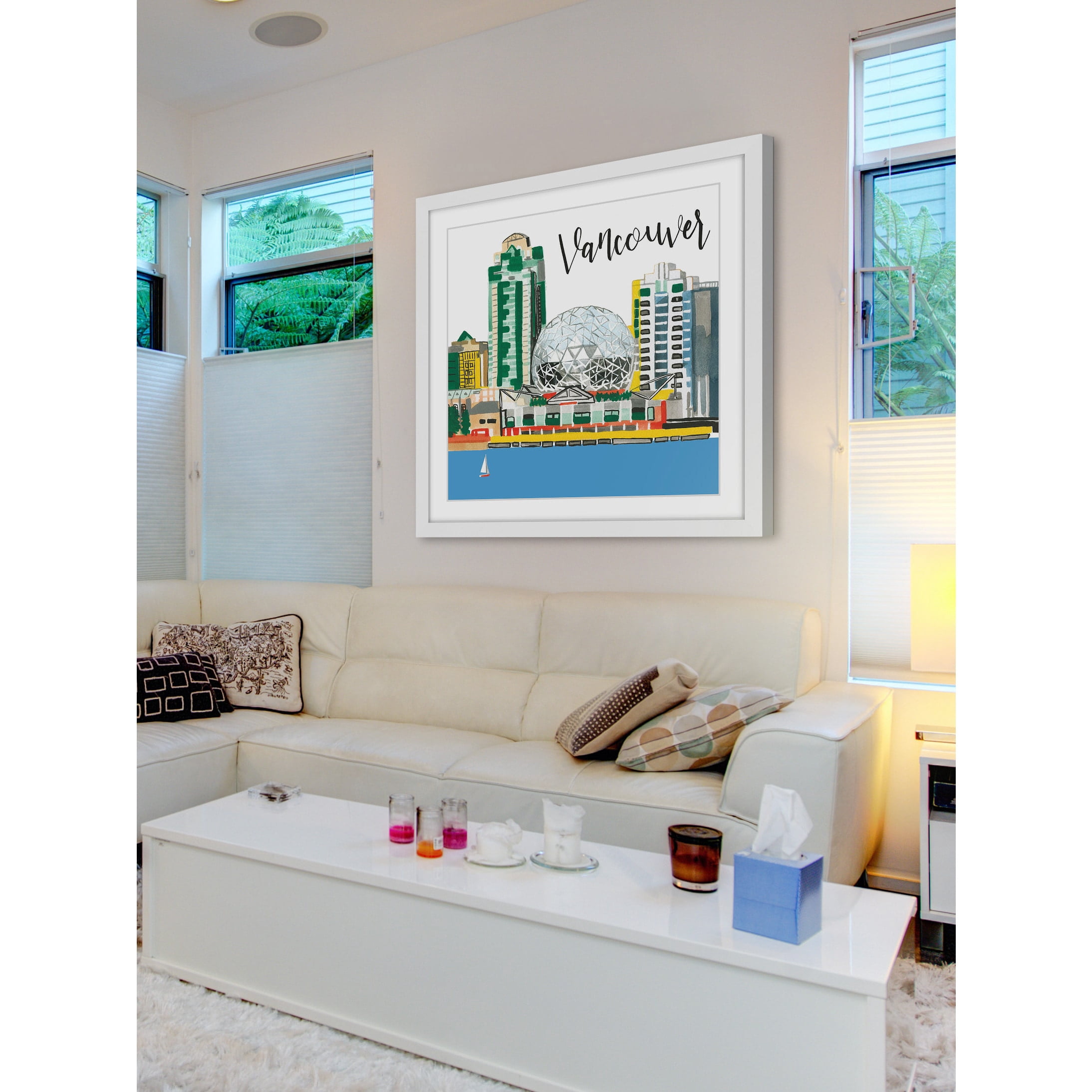 Marmont Hill "Vancouver Lakeview" by Molly Rosner Framed Painting Print