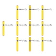 thumbnail image 1 of Almencla Fishing Line Sinker Slide Anti-Winding Stainless Steel for Yellow 52mm, 1 of 8