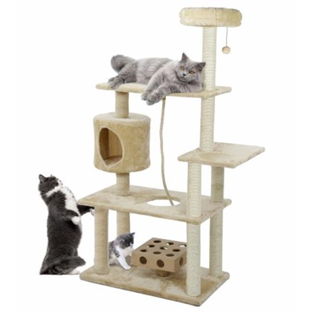 Furhaven 96500 Cat Cat Terrain de Jeu Deluxe IQ et Corde