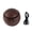 Brown, variant on Riousery Premium Ultrasonic Aroma Humidifier & Cool Mist Oil Diffuser with LED Touch Controls, 130mL Compact Desktop Humidifier for Home, Office, and Travel, Quiet Essential Air Purifier, Brown