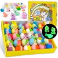thumbnail image 1 of Bombas de baño Yekery para niños con juguete, 30 unidades naturales y orgánicas con brillo, 1 of 7