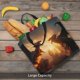 thumbnail image 5 of Disketp Castle Cool Fire Dragon Bolsa Tote de Lona para Mujer, Bolso de Hombro y Cruzado con Cierre de Cremallera, 5 of 7