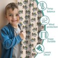 thumbnail image 3 of Blackout Kids Curtains,Light Pink Bigfoot and Mountain Pattern Childrens Insulated Curtains Set Of 2,Bedroom Essentials,Toddler Room Decor 42x54in(106x137cm), 3 of 5