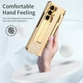thumbnail image 7 of Allytech Galaxy Z Fold5 5G Case with Build-in Screen Protector, Luxury Glitter Bling Full Body Protective Shockproof Kickstand Anti-Fringprint Phone Case Cover for Samsung Galaxy Z Fold5 - Gold, 7 of 7