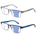 thumbnail image 1 of Gafas de lectura multifocales progresivas ZERPEET, paquete de 2, para hombre, 1 of 7