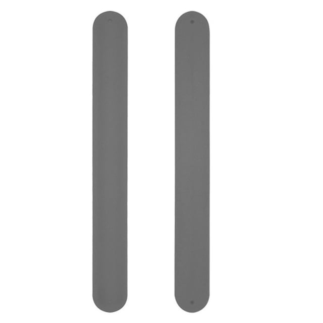 2 pulseras de silicona con cierre a presión, enrollables, con estampados de dibujos animados y herramientas de almacenamiento.
