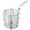 C, variant on Stainless Steel Mesh Kitchen Strainer and Colander with Handle for Cooking Draining and Frying