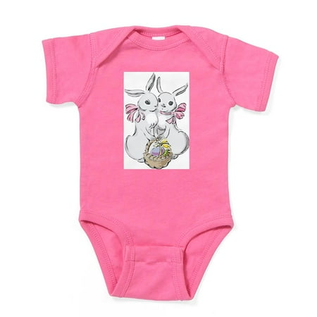 

CafePress - Easter Rabbits - Cute Infant Bodysuit Baby Romper - Size Newborn - 24 Months