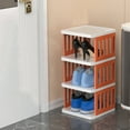 thumbnail image 1 of RuiJiao Clearance Shoe Rack Shoe Rack Storage Organizer With 4 Tiers Metal Shelves For Bedroom Closet Entry Dorm Room, 1 of 6