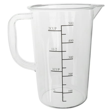 

NUOLUX 1pc Plastic Graduated Cup Kitchen Baking Measuring Jug Measuring Container (500ML)