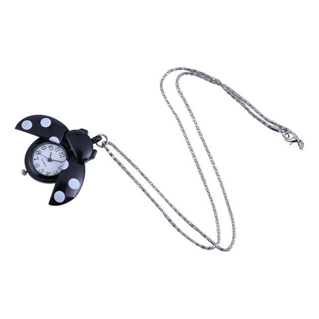 Jusqu'à 65 % de Réduction sur Collier Montre Rétro de Poche Multicolore en Forme d'Insecte Collier Montre Bagues Boucles d'Oreilles Bijoux en Liquidation