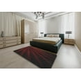thumbnail image 4 of Ahgly Company Indoor Square Patterned Black Brown Novelty Area Rugs, 4' Square, 4 of 6