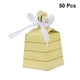 thumbnail image 2 of 50 cajas de papel con lazo para dulces, para fiestas, baby showers, cumpleaños, 2 of 7