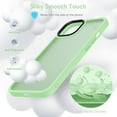thumbnail image 4 of Designed for iPhone 13 Mini Case, [Support Wireless Charging] Soft Silicone Slim Anti-Scratch Case for iPhone 13 Mini 5.4 inch, Light Green, 4 of 12