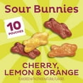 Annie's Sour Bunnies Fruit BDF6 Flavored Snacks, Cherry, Lemon & Orange ...