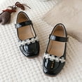 thumbnail image 3 of Mepaouo Girls School Mary Janes Uniform Casual Flats Dress Shoes Square Toe Chunky Heels Kids Loafers, 3 of 7