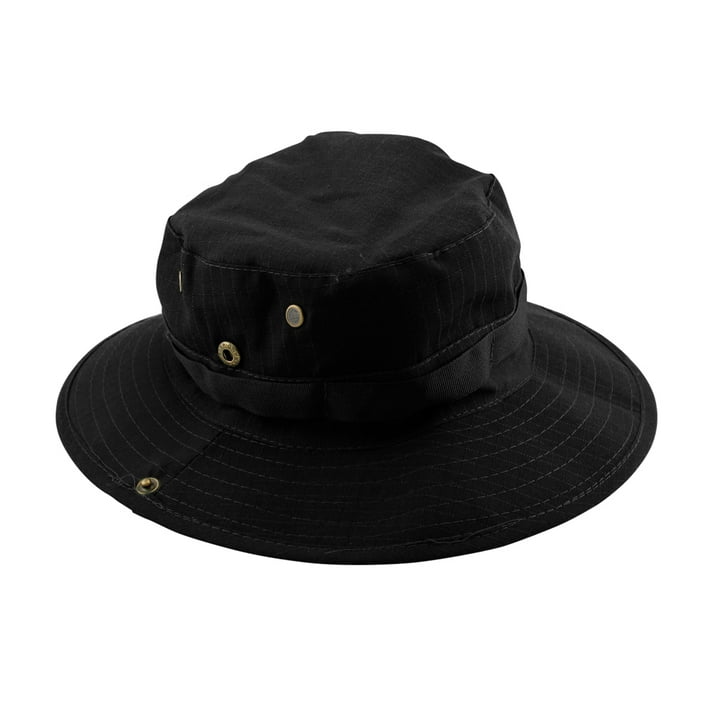 Fishing Hunting Bucket Hat Boonie Outdoor Cap Washed Cotton Safari Summer Men