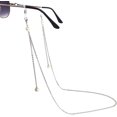 thumbnail image 1 of Chaîne de Lunettes pour Femmes, Chaîne de Pendentif Perle, Lunettes de Lecture, Argent, 1 of 5
