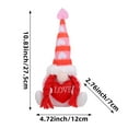 thumbnail image 3 of Valentine's Day Decorations Set - Plush Swedish Tomte Figurines with Heart Hat for Home Table, Mantel, Tiered Tray, Shelf Decor & Sweet Valentine's Day Gifts, 3 of 4