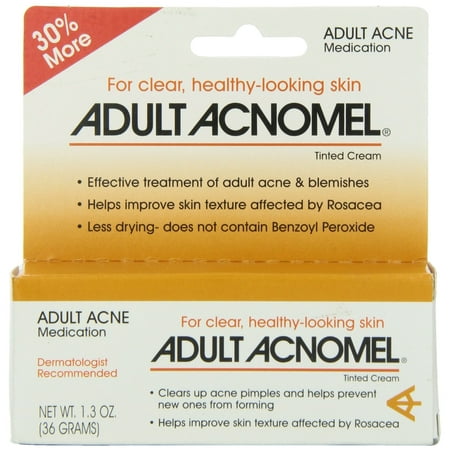 Adult Acnomel Tinted Cream Acne Medication - 1.30 oz (36 (Best Tinted Moisturizer In India)