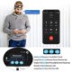 thumbnail image 4 of Gorro unisex con Bluetooth y luz LED, gorro de punto musical inalámbrico con auriculares estéreo para correr, senderismo y trotar (naranja), 4 of 5