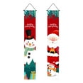 thumbnail image 2 of Decoración colgante de puerta de pared de Navidad Decoración de escena multipropósito Accesorios de fondo Regalo Adornos colgantes Pareado para Estilo G Gloria Decoraciones pareado, 2 of 7