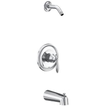 Moen UT2133NH Moen Eva M-CORE 2-Series 1-Handle Tub and Shower Trim Kit in Chrome (Valve Sold Separately)