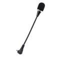 Flexible 3.5mm Jack Mini Microphone Mic For PC Laptop Desktop Black