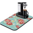thumbnail image 1 of Washable Quick Dish Drying Mats Non-Slip Coffee Maker Mat For Kitchen Counter Home Coffee Bar Pad 19.5''''x12'''', black-2, 1 of 5
